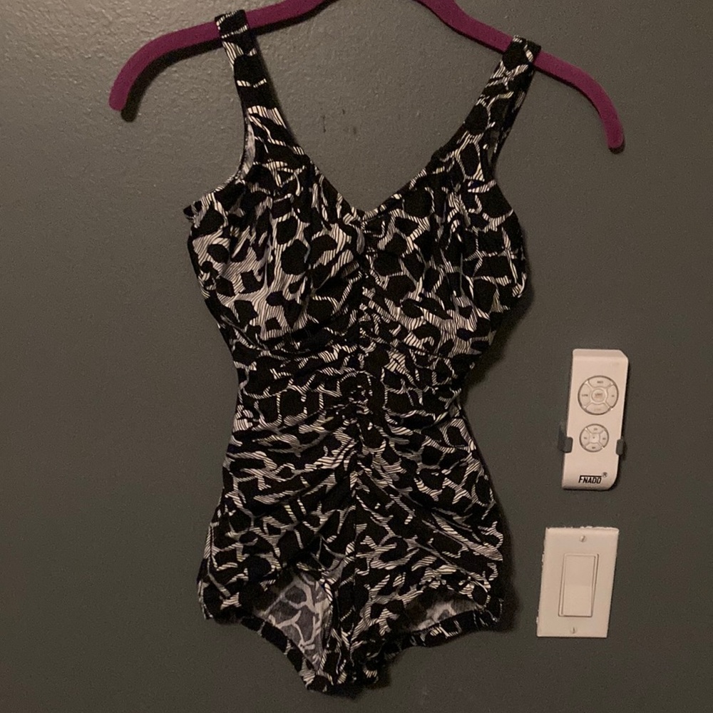 Black and White Swimsuit
